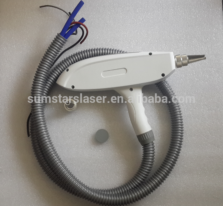 With Red point , Handle button , counter ND yag laser gun / nd yag laser handpiece