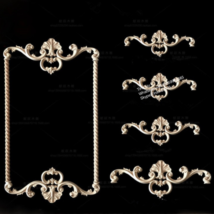 china supplier antique wood carving onlays