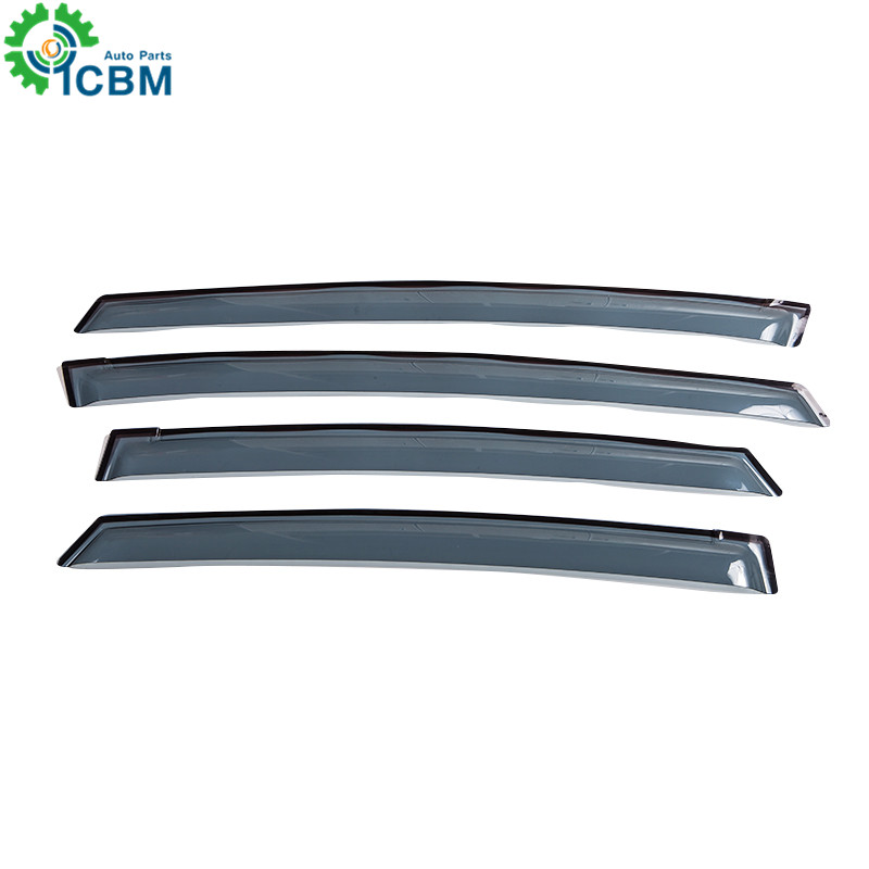 Accessories Window deflectors Black and white Door visor Acrylic window visor