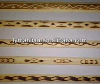 india use new design printed wood beading