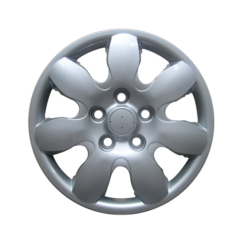 China Factory universal ABS silver wheel center hub caps 15'' 38cm wheel covers