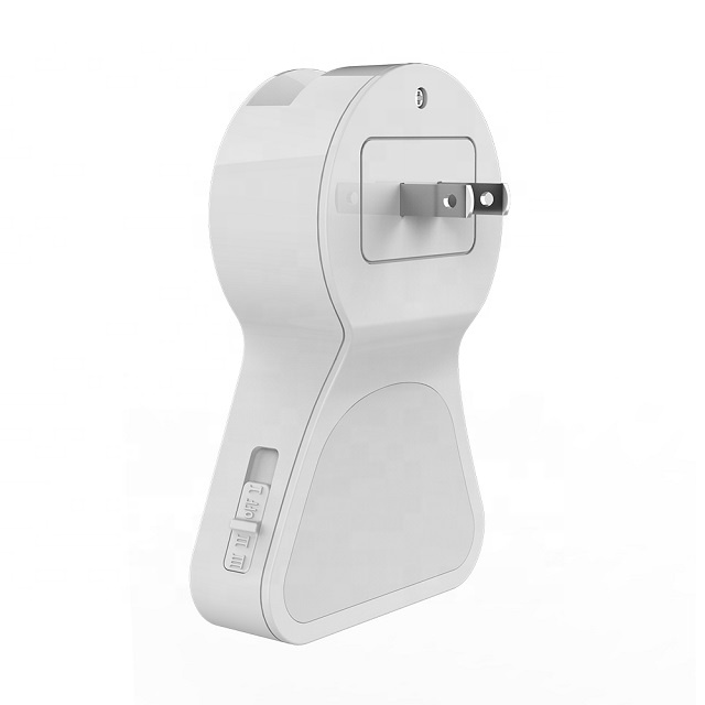 LED socket  US & EU automatic illumination night light with USB