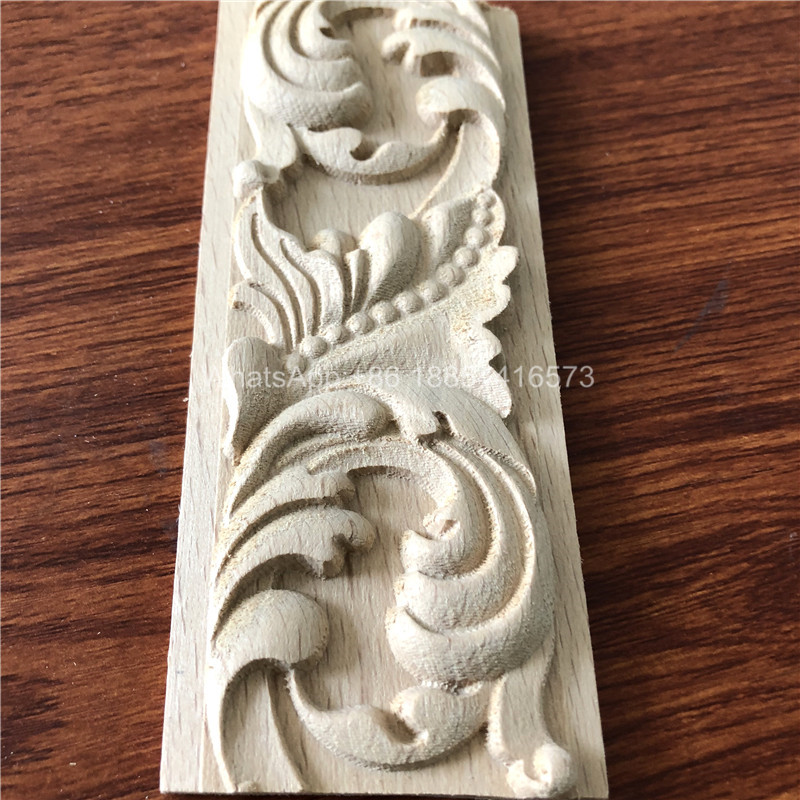 Antique carved wood mouldings flower moulding lines