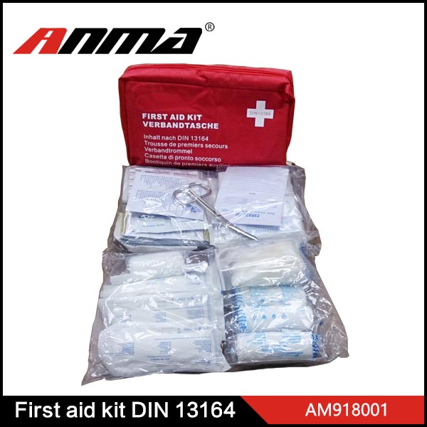 Customizable bag DIN 13164 First aid kit CE standard