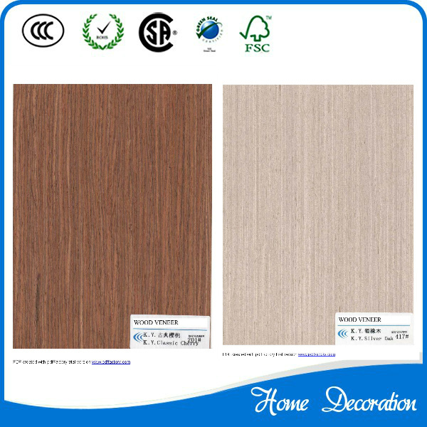 Engineered veneer eco friendly wood veneer