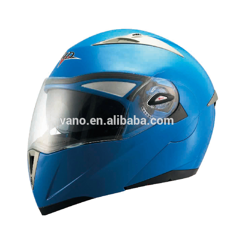 motorcycle helmet flip up helmet with double visors
