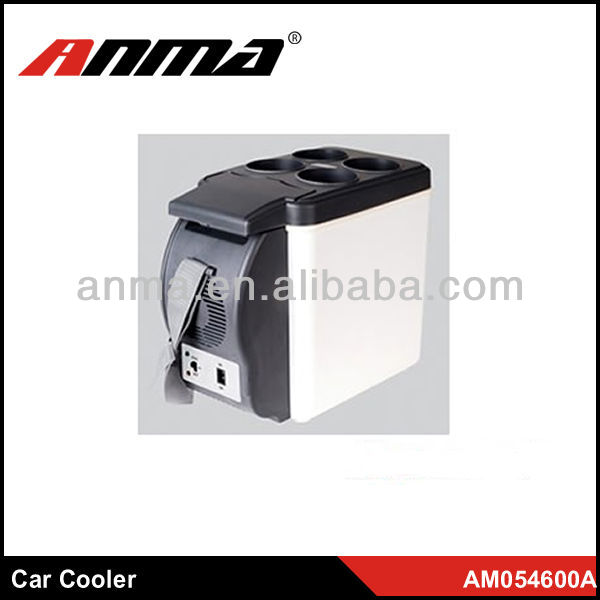 6L DC 12V car cooler,in car drink cooler,5 liters mini fridge