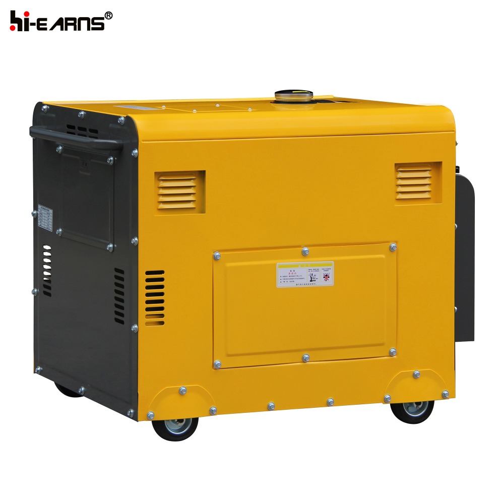 3.3KVA yellow color single phase Silent diesel generator