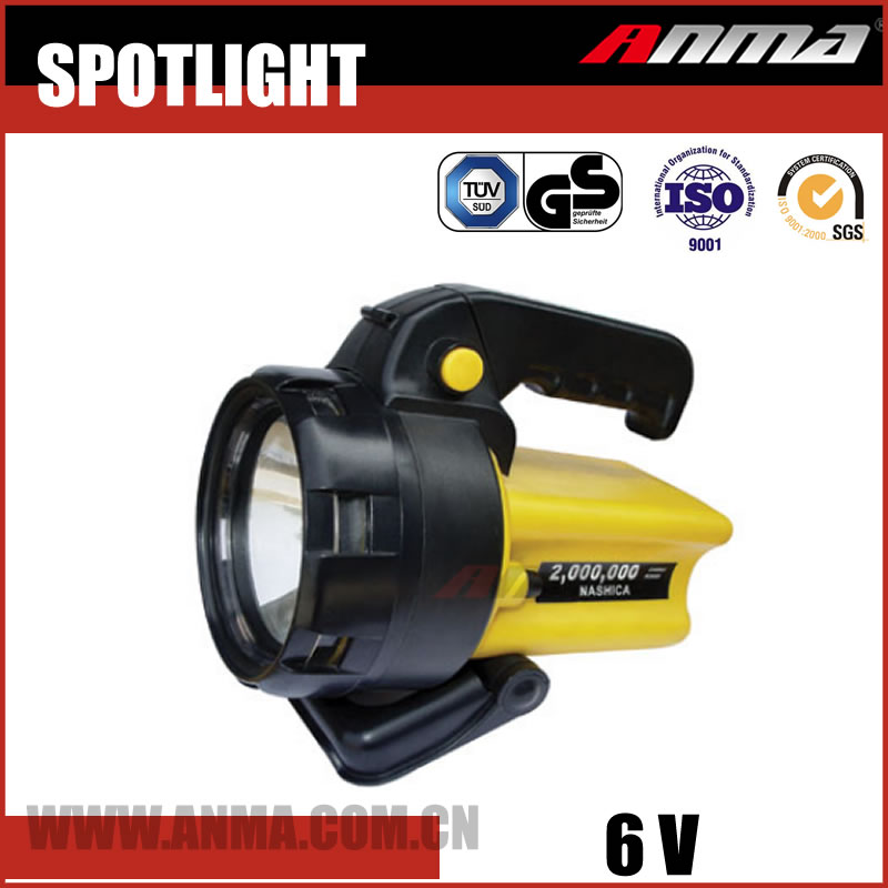 High power rechargeable recessed led spotlight for hunting, camping