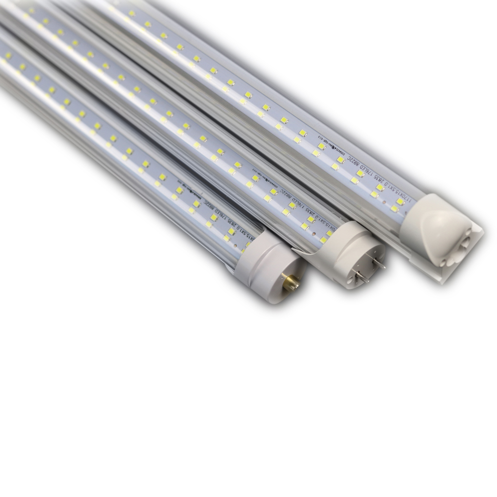 linkable led strip light led linear lighting fixture 8ft 60w integrated t5 double led tube