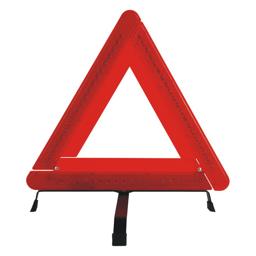 Reflective warning triangle sign led warning triangle