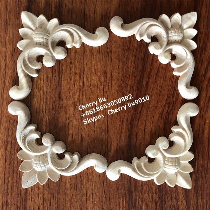 wood onlays for cabinet decoration furniture wood applique