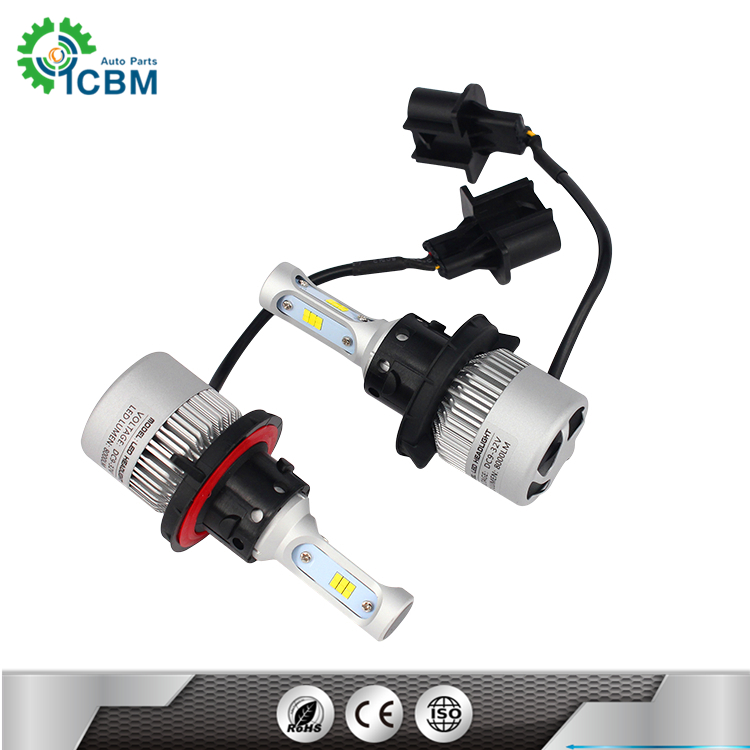 led light auto parts S2 8000LM CSP h13 auto car led headlight bulbs For car