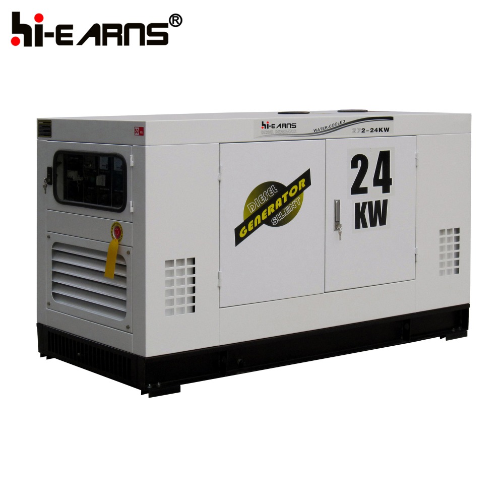 24KW 30KVA common panel white color three phase diesel generation