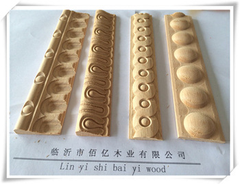 carved wood trim strip for interior decoration