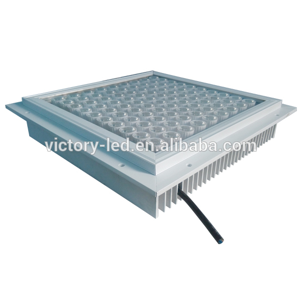 Cool white 6500k Bridgelux and Meanwell 3 Pcs Module led canopy lights 150w led gas station lamp