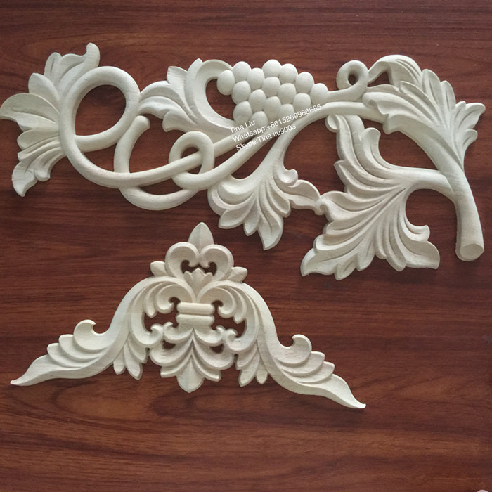 antique wood furniture decals appliques