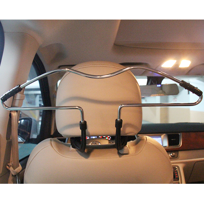 Stainless Iron PP Car Seat Clothes Hanger