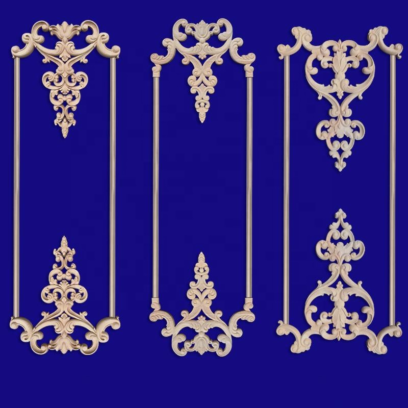 Furniture appliques and onlays solid wood decorative carved appliques hand carved solid wood furniture hand carved wood onlays