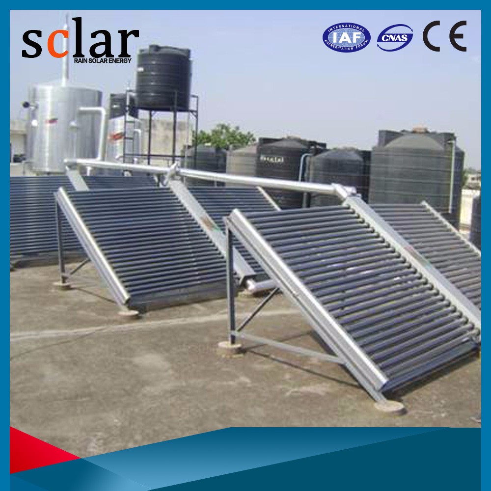 2017 Best Rooftop Heat Pipe Pressurized Solar Collector Soalr Water Heater