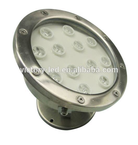 stainless IP68 RGB swimming pool fountain LED underwater light