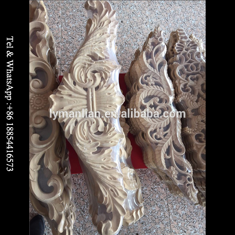 Unfinshed Wooden Furniture Ornaments