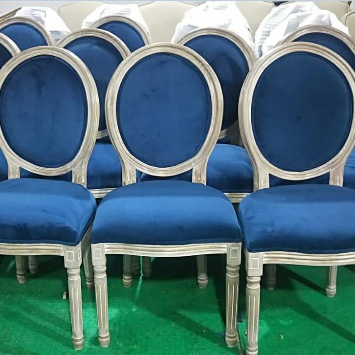 Antique wood chairs Cheap stackable pu leather chair hotel wedding dining chair for banquet hall