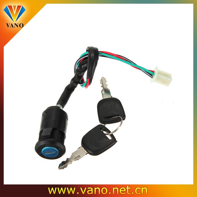 Ignition System Motorcycle 4 wire Scooter GS125 Ignition Key Switch