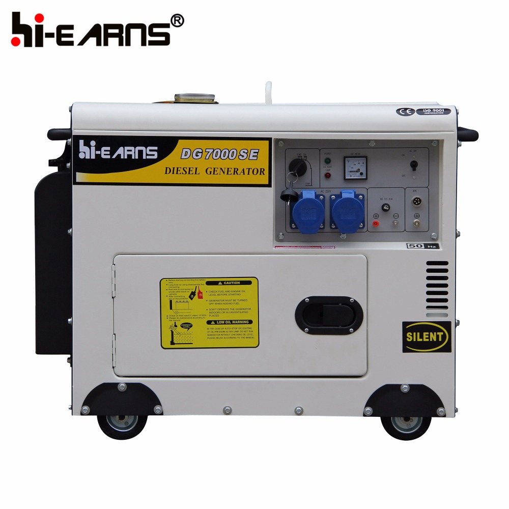 5.5KW portable diesel senci generator