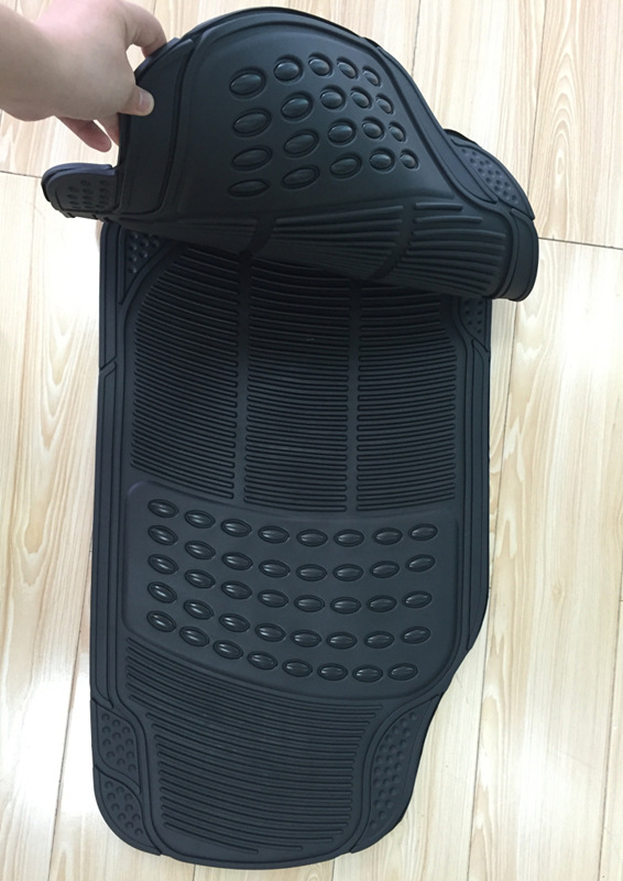 Professional manufacturer of universal 4pcs colorful pvc and rubber car wash floor mat