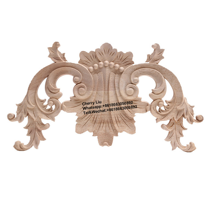 Decorative Wood Carved Furniture Appliques