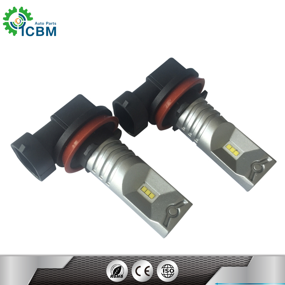 automotive fog driving lights led DC12V 24V H7 CSP 30W bulb black aluminum fog headlights