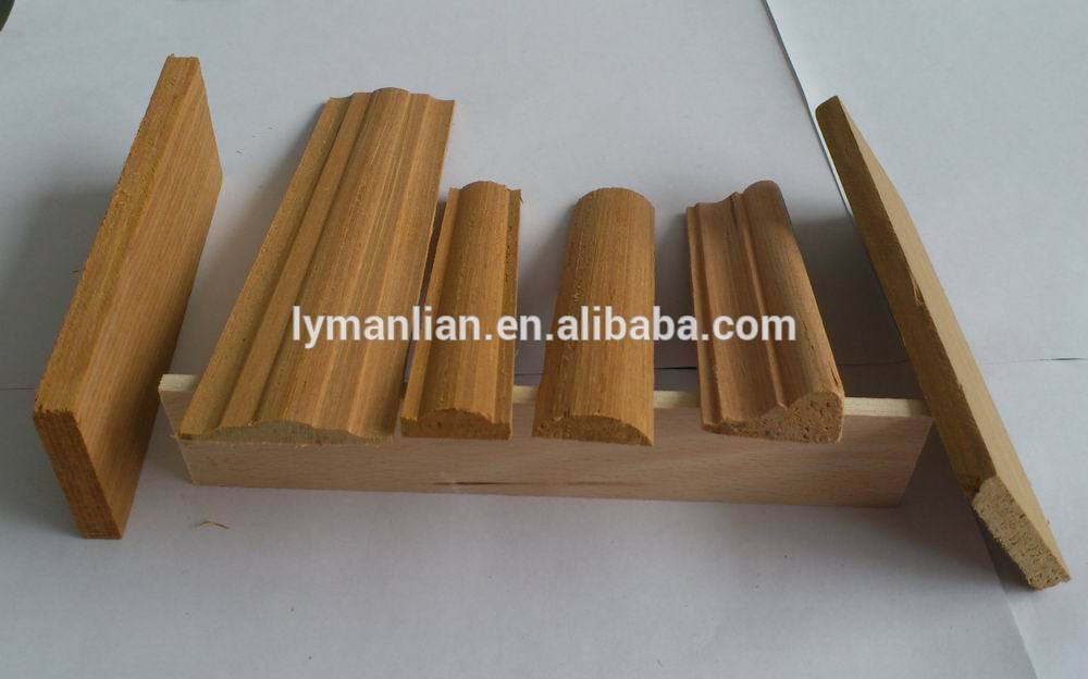 recon teak wood borders door jamb &window frame trim Mouldings decorative wooden door frame mouldings