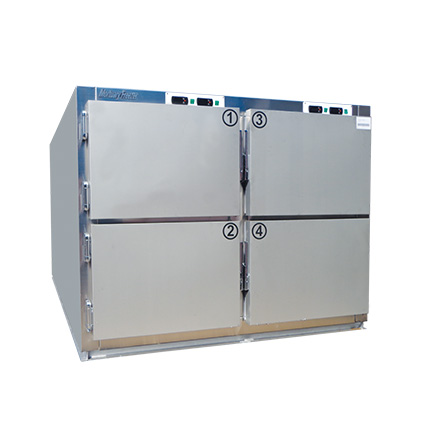 four bodies cadaver freezer for sale