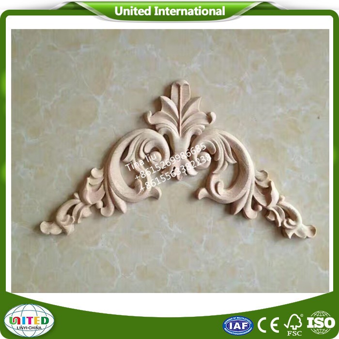 wood decorative furniture parts appliques and onlays