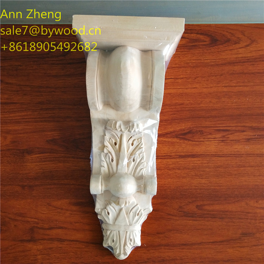 European classic decoration home building materials sculpture carved wood corbels antique decorative wood corbels