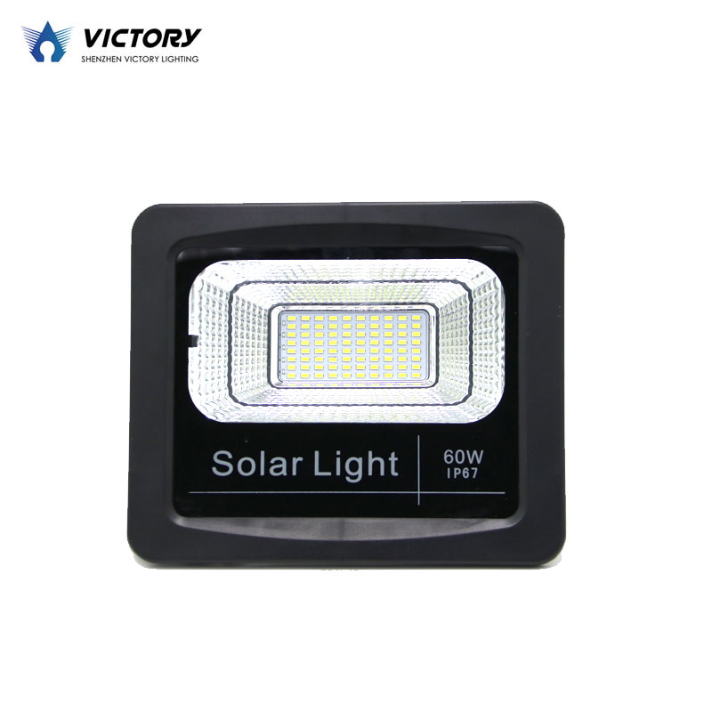 Solar Flood Light with Remote Controller Outdoor&Indoor 1000lumens 120Leds Dusk to Dawn IP67 Waterproof for Garden
