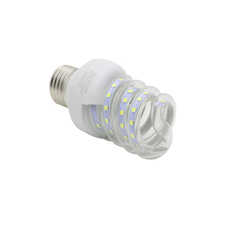 Indoor light  5w half spiral e27 6400k 220v corn bulbs energy saving lamps