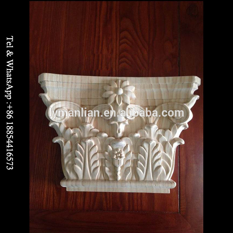 Home decor carved wood capitals