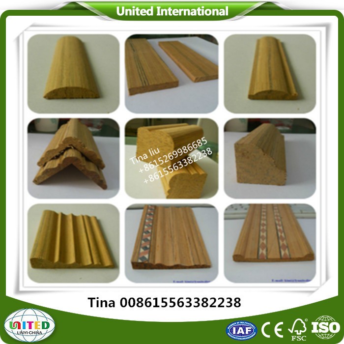 Recon Teak Wood Beading Trim Chinese Wood moulding