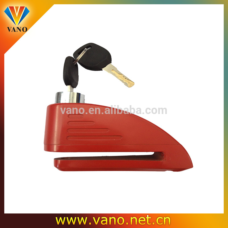 Motorcycle alarm lock motorcycle disc brake lock
