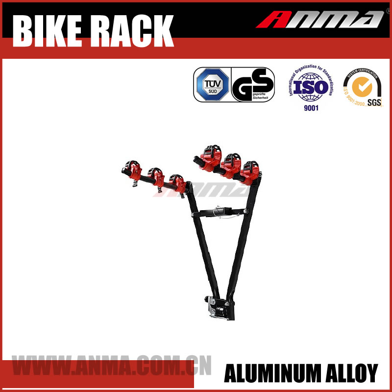 Universal Aluminum hanging industrial portable wall mount hitch Car bike rack AM097-06