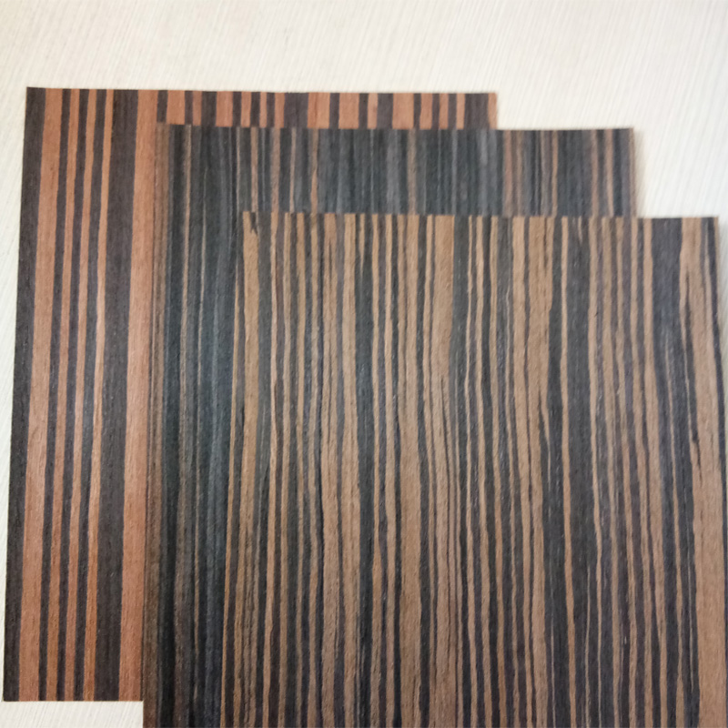 Furniture decorative Indonesia black ebony wood veneer