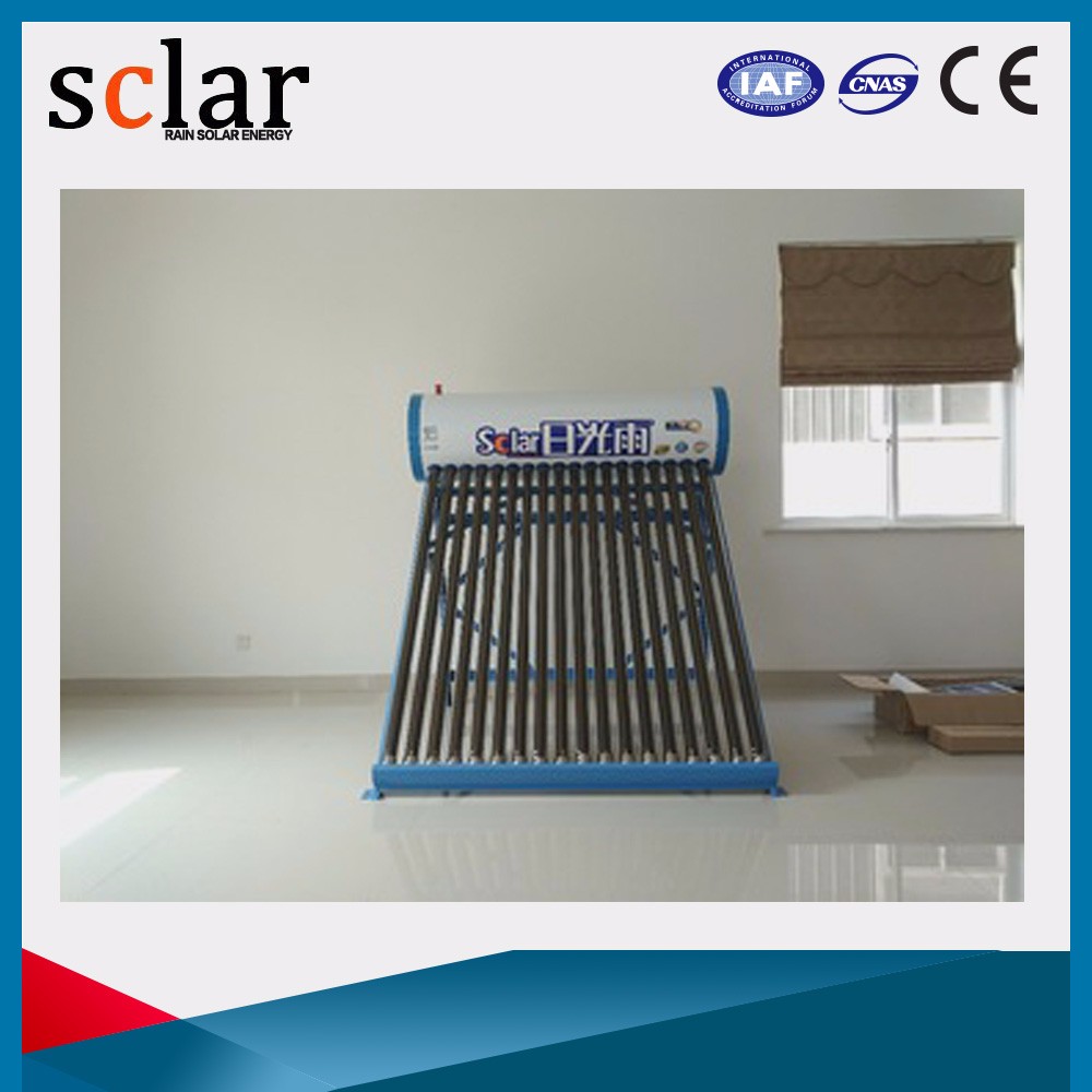 Color steel non pressure mini portable solar heater with low price