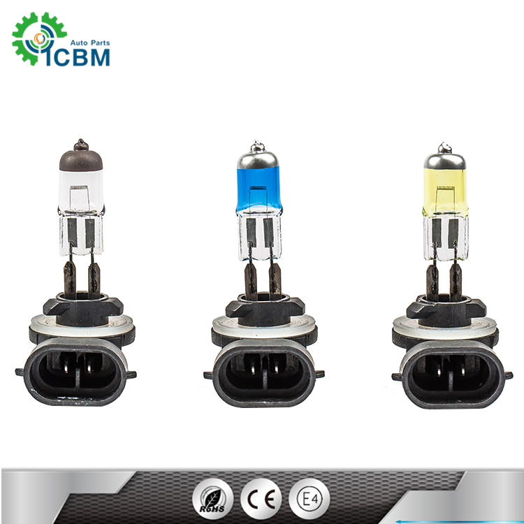 High quality newly cheap headlight bulb halogen 881 12v27w 477lm white auto head light bulbs