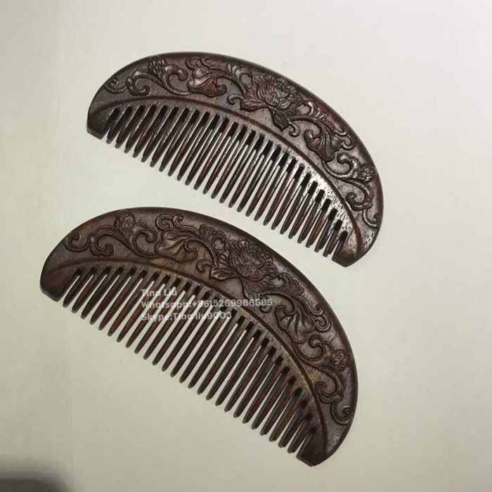 Private Label Mens Grooming Wooden Beard Comb