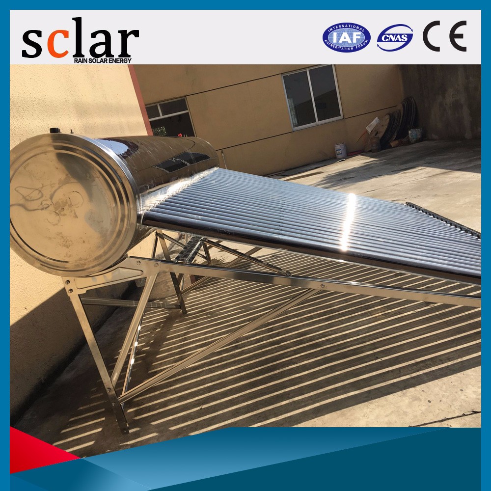 Zhejiang haining copper coil solar energy water heater for swimming pool