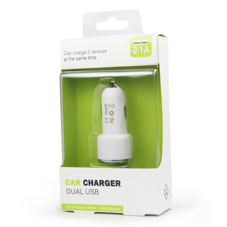 5V 2.4A Universal Electric Car Charger Dual USB
