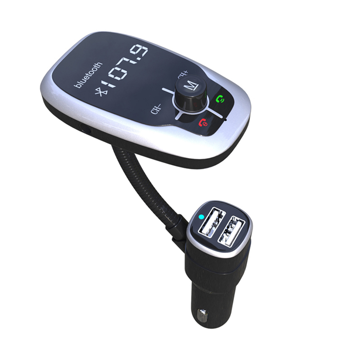 Portable fm transmitter car bluetooth fm transmitter