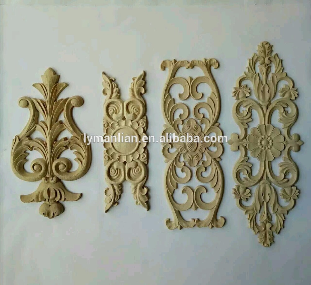 Wooden Carved Furniture Ornaments